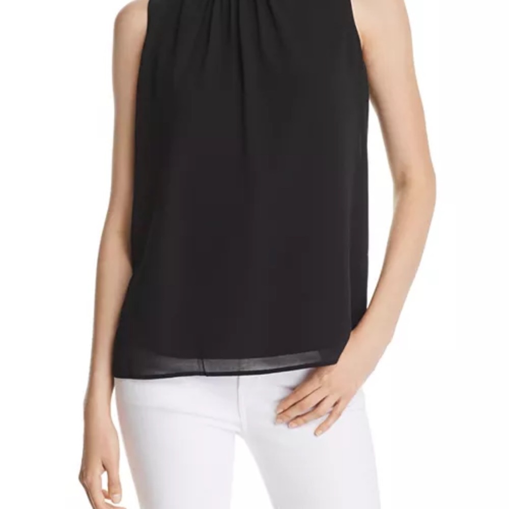 Elegant Black Sleeveless Top